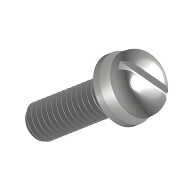 Slotted pan head screws at maliit na plain washer assembly
