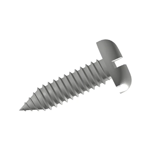 Slotted pan head tapping screws-type c