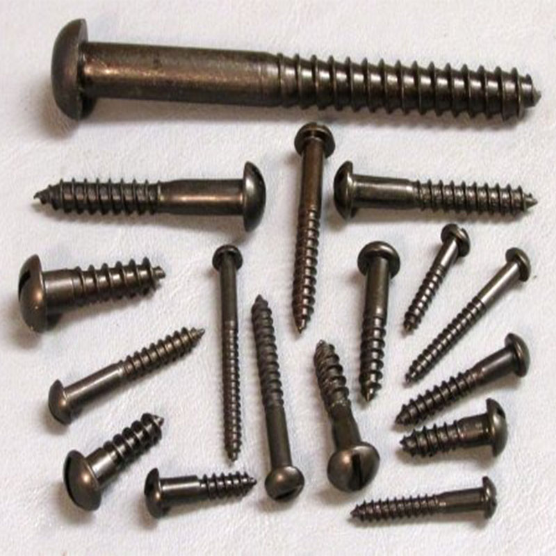 Mga Slotted Round Head Steel Wood Turnilyo
