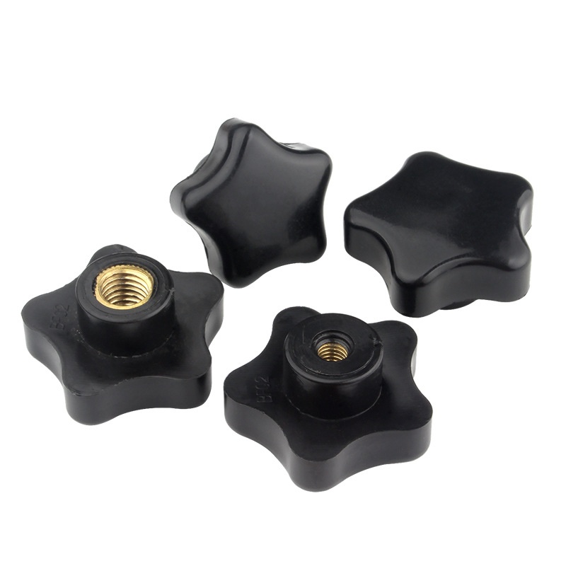 Star shaped head clamping nuts