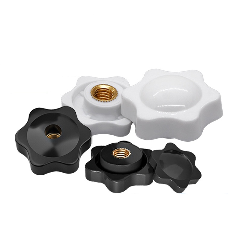 Star shaped knob handle nut