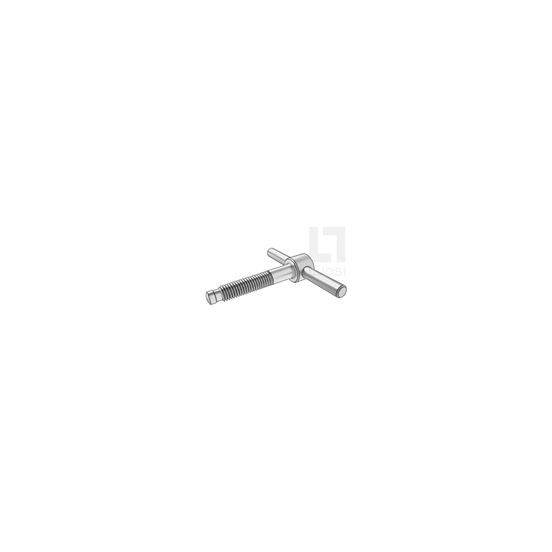 Tommy screws na may nakapirming clamping bolts