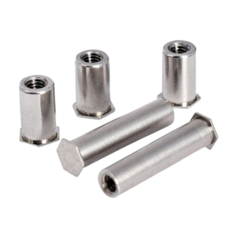 UN blind hole flat head hexagon riveted nut