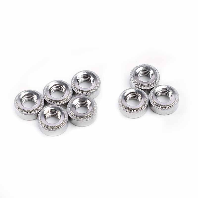 Uniform thread micro self clinching nut
