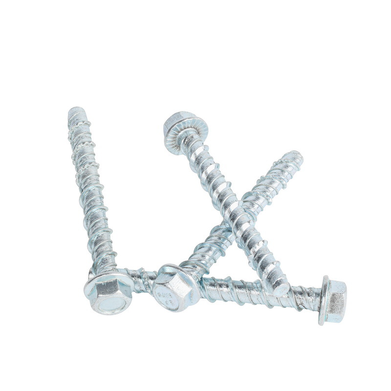 Puting Asul na Concrete Screw Bolt
