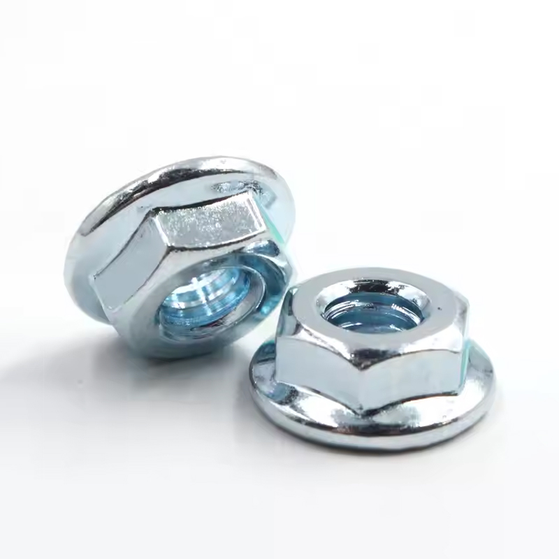 Zinc plated hexagon flange nut